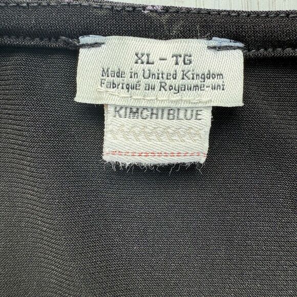 Kimchi Blue Urban Outfitters Sienna Ditsy Floral Black Mini Dress Size Medium - Picture 4 of 13